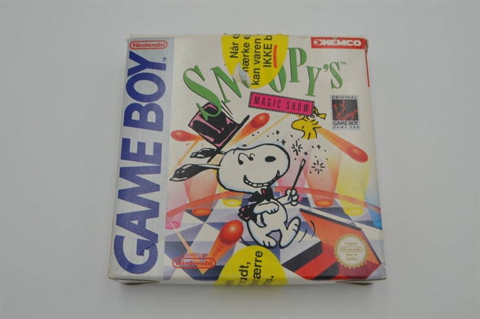 Snoopys Magic Show - SCN - I æske - Game Boy Original spil (B Grade) (Genbrug)