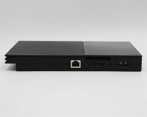 Playstation 2 - Slim - Sort - Konsol - SNR HC8013033 (B Grade) (Genbrug)