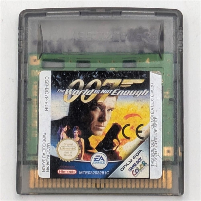 007 The World Is Not Enough - Cartridge - GameBoy Color spil (B Grade) (Genbrug)