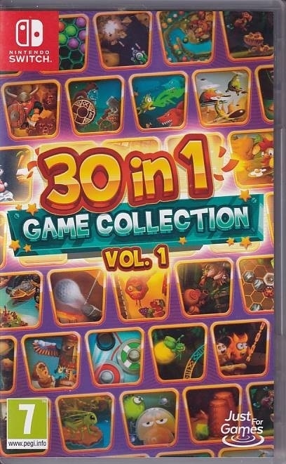30 in 1 Game Collection Vol 1 - Nintendo Switch spil (A Grade) (Genbrug)