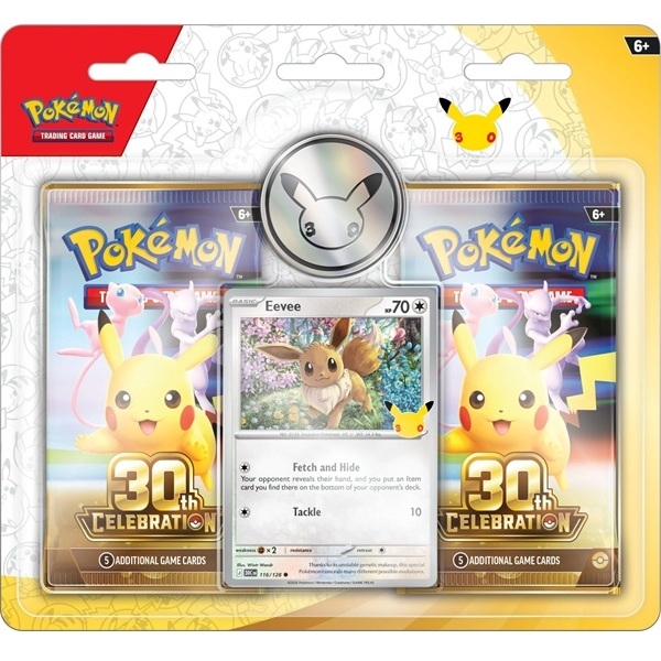 30th Celebration - 2-Pack Blister - Eevee - Pokemon kort