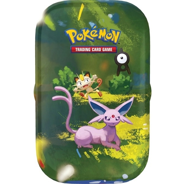 30th Celebration - Mini Tin - Espeon & Meowth (Day) - Pokemon kort