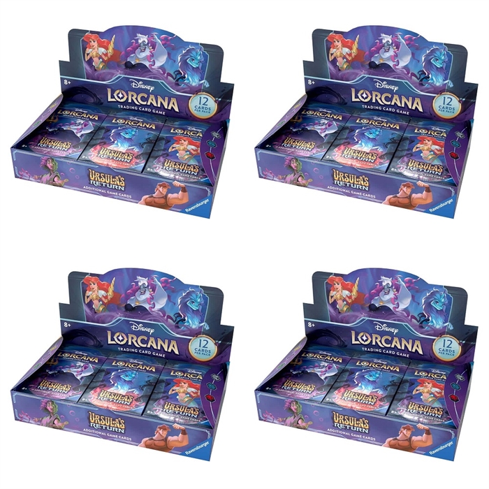 4x Ursula\'s Return - Booster Box - Disney Lorcana (Case)
