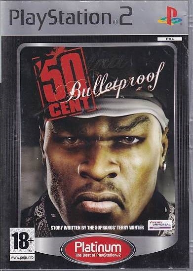 50 Cent Bulletproof - PS2 - Platinum (Genbrug)