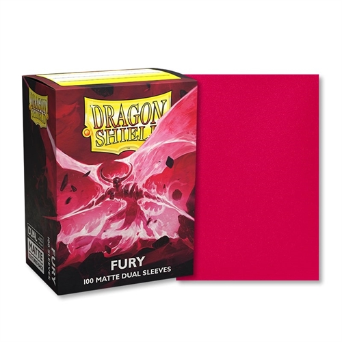 Dragon Shield - Matte Dual Fury Sleeves - Standard Sleeves (100 stk) - Plastiklommer