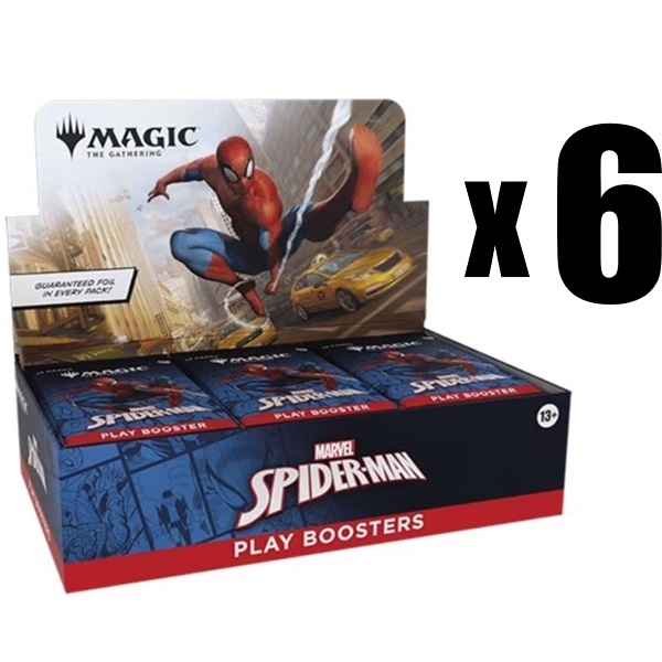 6x Marvel\'s Spider-Man - Play Booster Display (30 Booster Packs) - Magic the Gathering (Case)