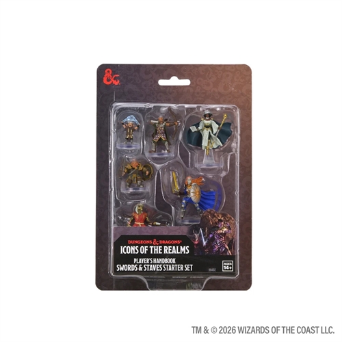 DnD - Swords & Staves Starter Set - Player\'s Handbook - Icons of the Realms Premium DnD Figure