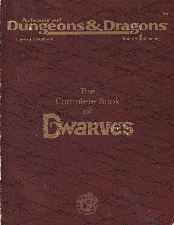 AD&D 2nd Edition - The Complete Book of Dwarves - (B Grade) (Genbrug)
