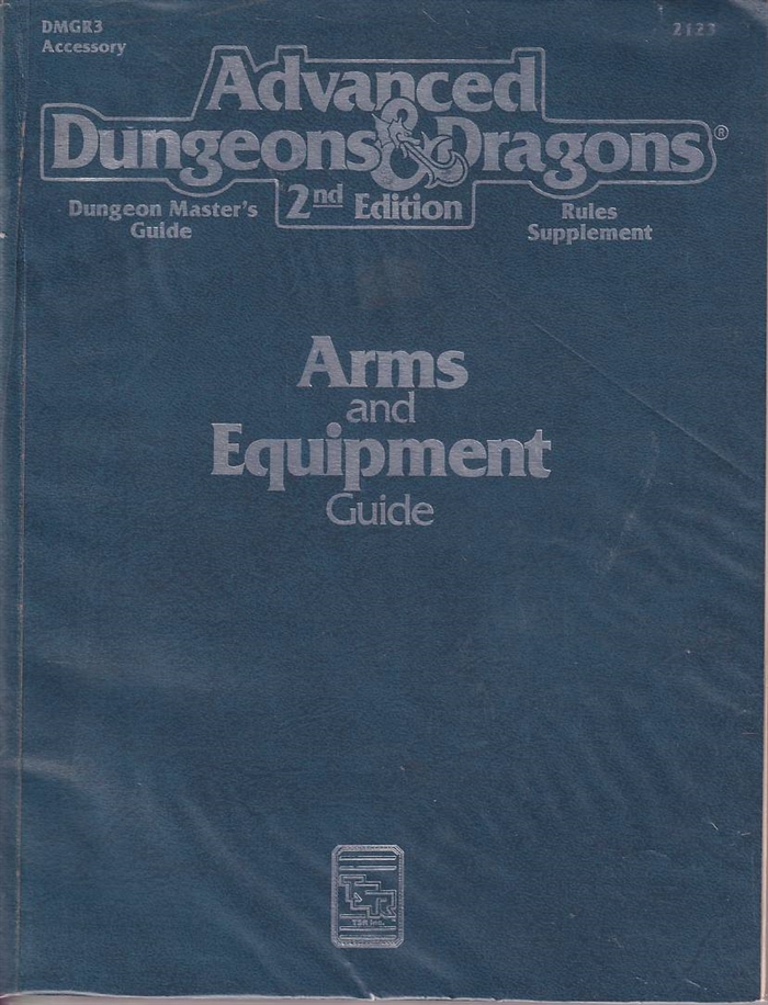 AD&D 2nd Edition - Arms and Equipment Guide (1991) (B Grade) (Genbrug)