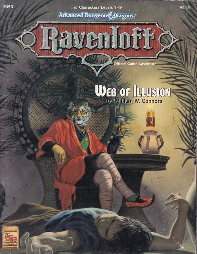 AD&D 2nd Edition - Ravenloft - Web of Illusion (B Grade) (Genbrug)