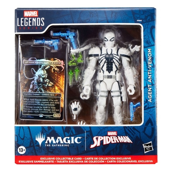 Action Figure Agent Anti-Venom (plus Exclusive Foil Card) 15 cm - Marvel Legends - Magic The Gathering 