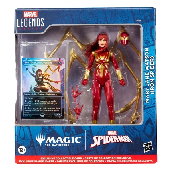 Action Figure Mary Jane Watson (Iron Spider) (plus Exclusive Foil Card) 15 cm - Marvel Legends - Magic The Gathering 