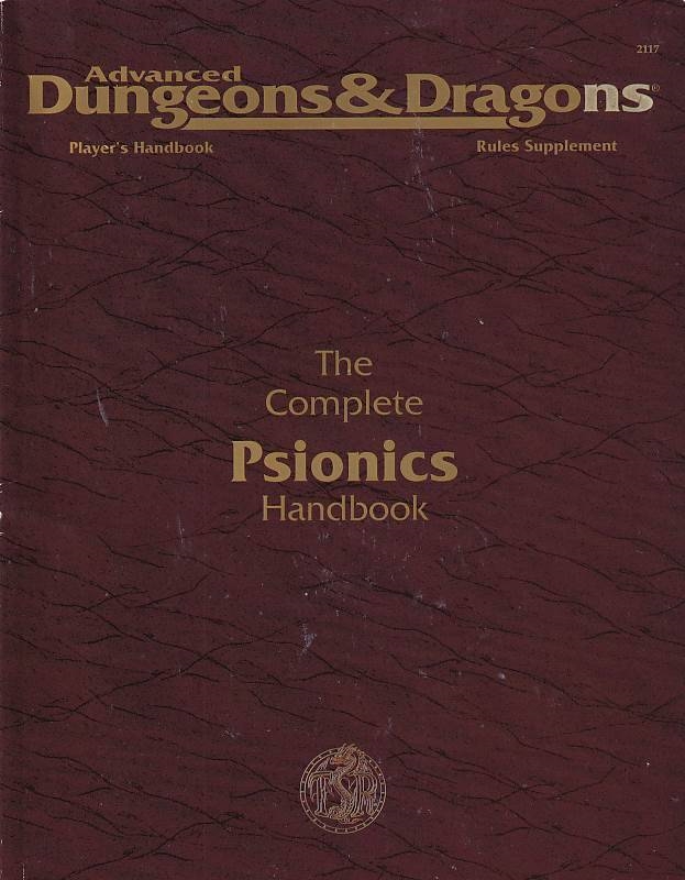 AD&D 2nd Edition - The Complete Psionics Handbook (B Grade) (Genbrug)