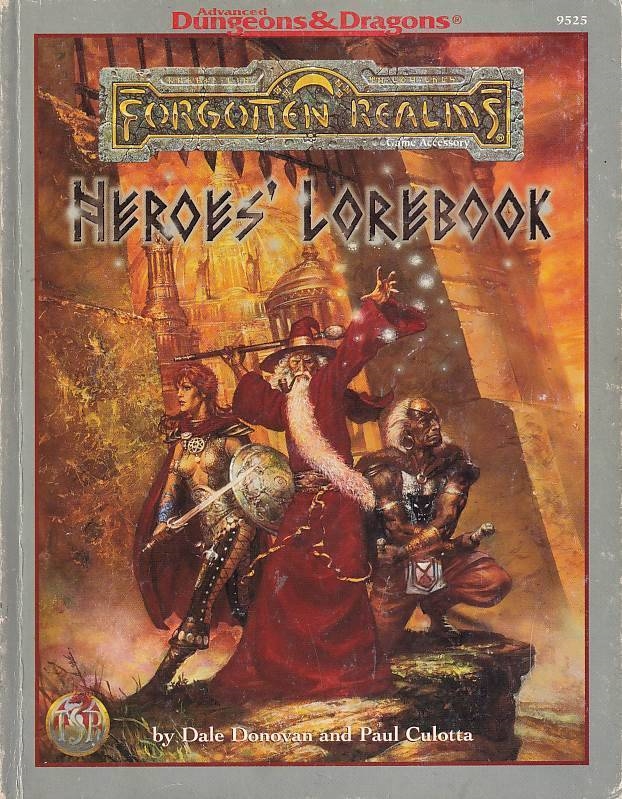 AD&D 2nd Edition - Forgotten Realms - Heroes Lorebook (B Grade) (Genbrug)