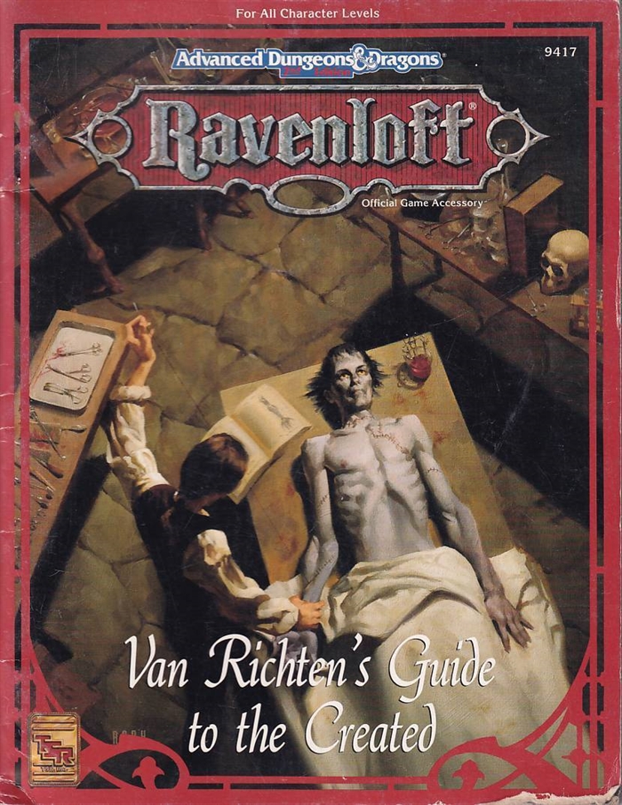 Advanced Dungeons & Dragons - Ravenloft Van Richtens Guide to the Created