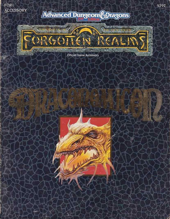 Advanced Dungeons & Dragons 2nd Edition - Forgotten Realms - Draconomicon (B Grade) (Genbrug)