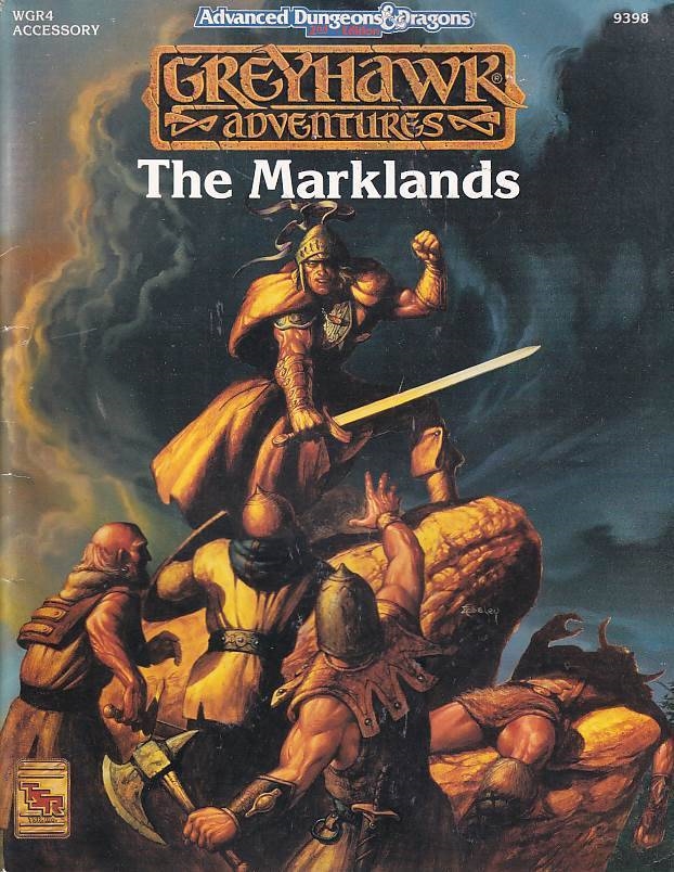Advanced Dungeons & Dragons 2nd Edition - Greyhawk - The Marklands (Genbrug)