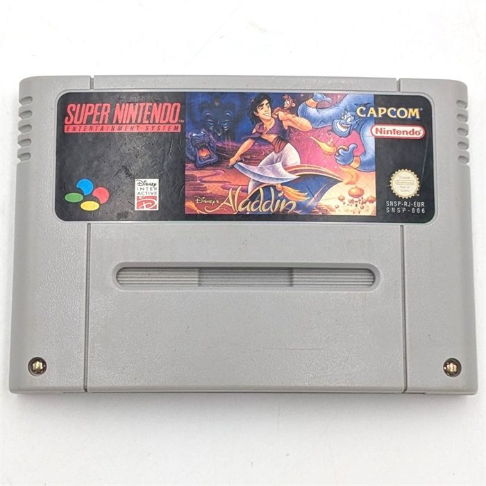 Aladdin - Cartridge - SNES Spil - (EUR) (B Grade) (Genbrug)