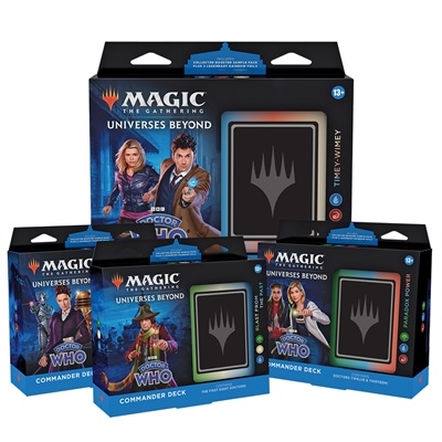 Alle 4 - Doctor Who - Commander Decks - Magic the Gathering