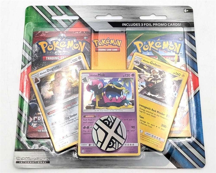 Aloan 3-pack Blister - Pokemon Kort (BMO) (B Grade)