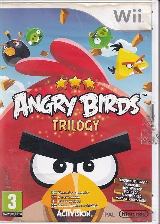 Angry Birds Trilogy - Nintendo Wii (B Grade) (Genbrug)