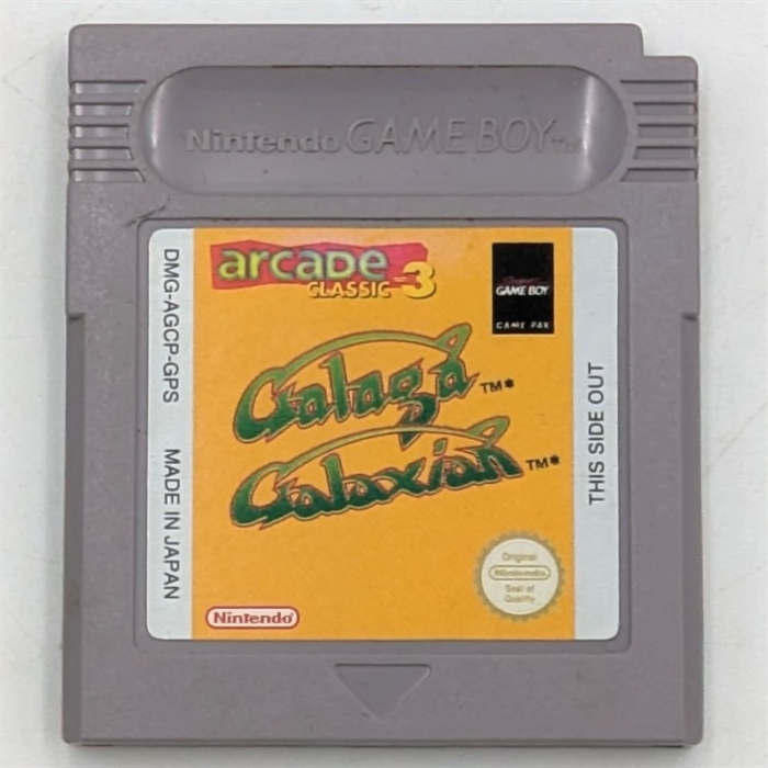Arcade Classic 3 - Galaga and Galaxian - Cartridge - Gameboy Original (B Grade) (Genbrug)
