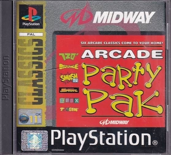 Arcade Party Pak - PS1 (B Grade) (Genbrug)