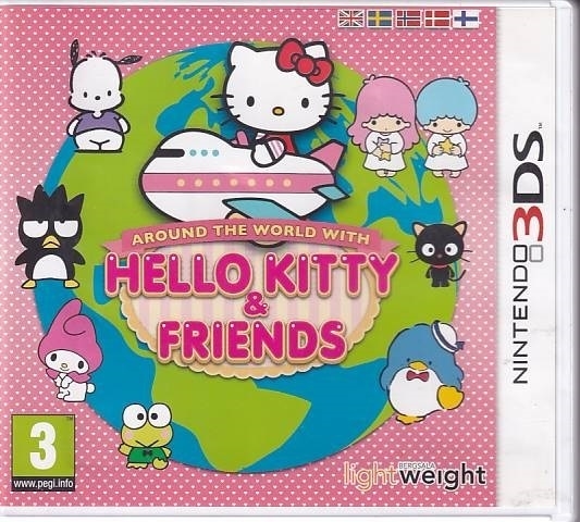 Around the World With Hello Kitty and Friends - Nintendo 3DS Spil - (A Grade) (Genbrug)