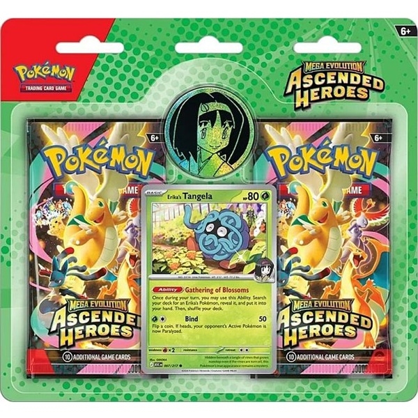 Ascended Heroes - 2-Pack Blister Collection - Erika\'s Tangela - Pokemon kort