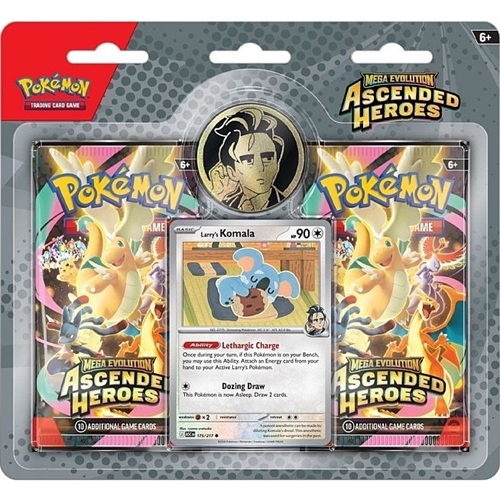 Ascended Heroes - 2-Pack Blister Collection - Larry\'s Komala - Pokemon kort