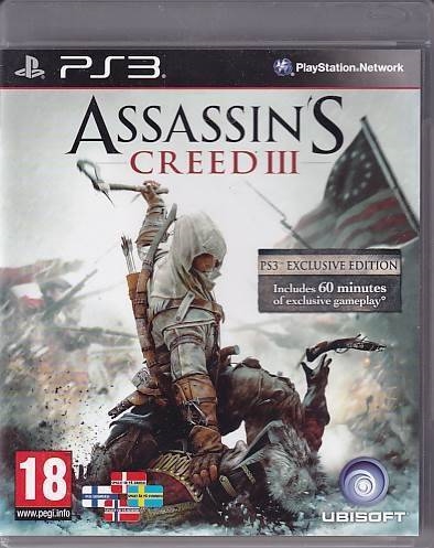 Assassins Creed 3 - PS3 (B Grade) (Genbrug)