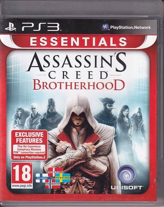 Assassins Creed Brotherhood - PS3 Essentials - Dansk  (Genbrug)