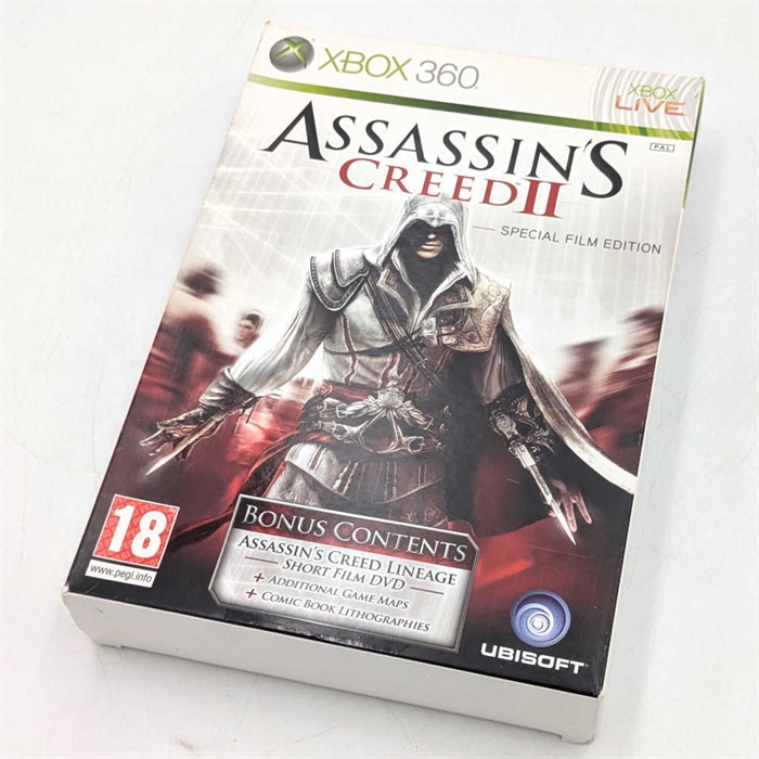Assassins Creed II Special Film Edition - Komplet i Æske - XBOX 360 (A - Grade) (Genbrug)