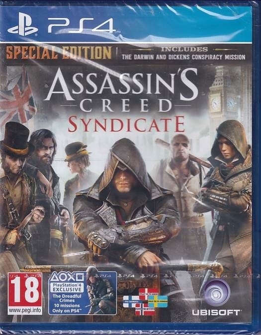125,- Creed: Syndicate Special Edition - PS4 (Brugt)