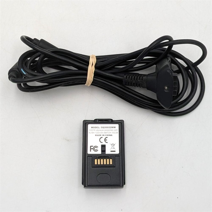 Assorteret Genopladeligt Batteri og Ladekabel - XBOX 360 Tilbehør (B Grade) (Genbrug)