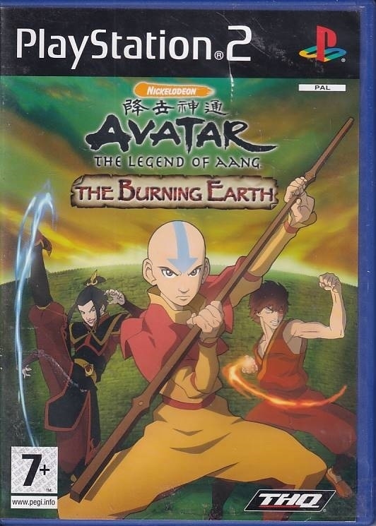 Avatar The Legend of Aang - The Burning Earth - PS2 (B Grade) (Genbrug)