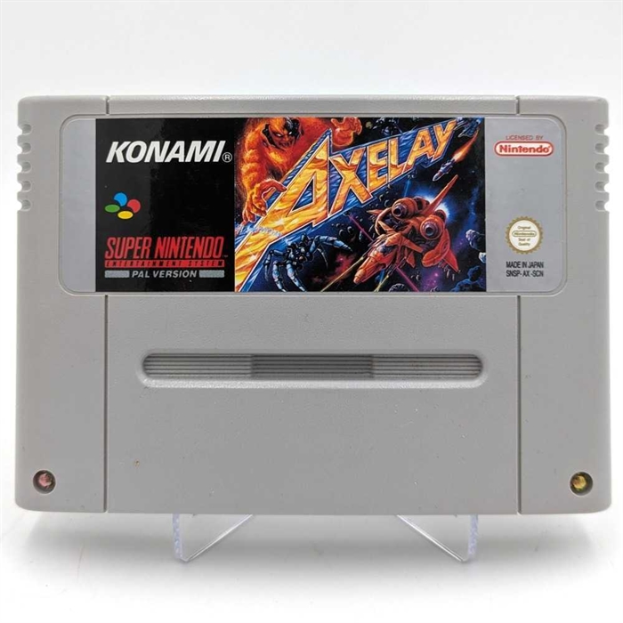 Axelay - SNES - Cartridge - (SCN) (A Grade) (Genbrug)