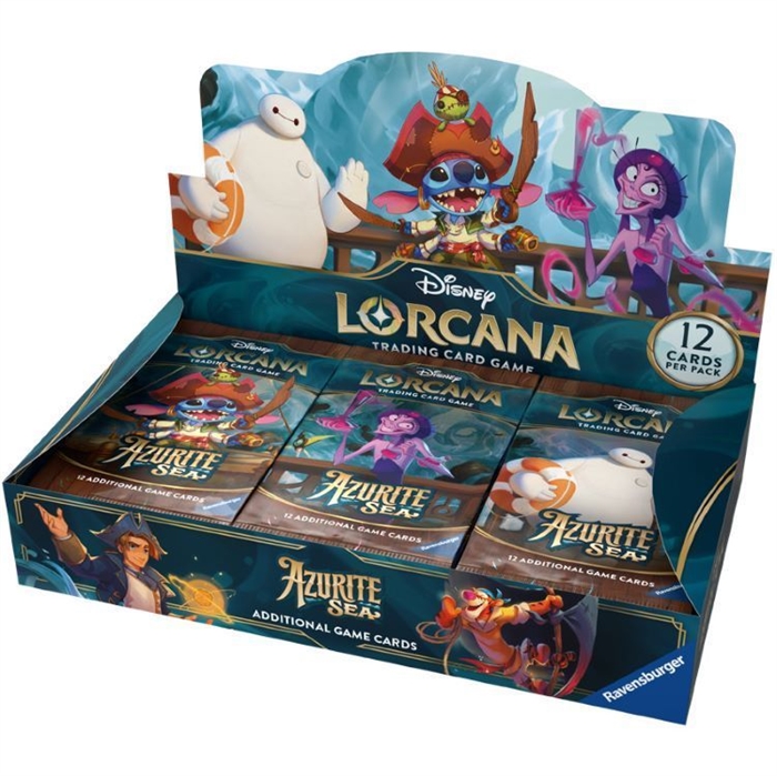 Azurite Sea - Booster Box (24 Booster Pack) - Disney Lorcana