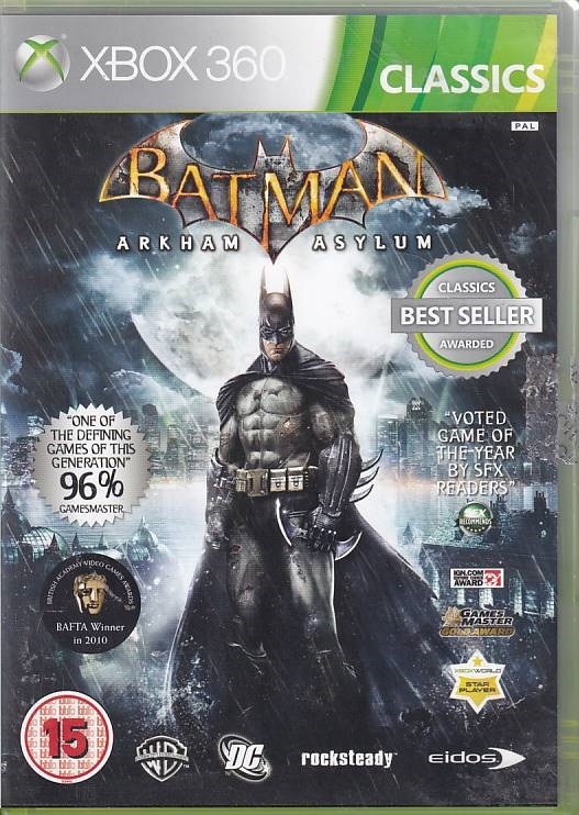 Batman Arkham Asylum - Classics - XBOX 360 (B Grade) (Genbrug)