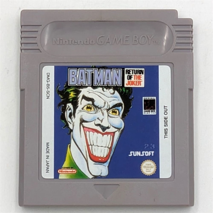 Batman Return of the Joker - Cartridge - (SCN) - Gameboy Original (B Grade) (Genbrug)