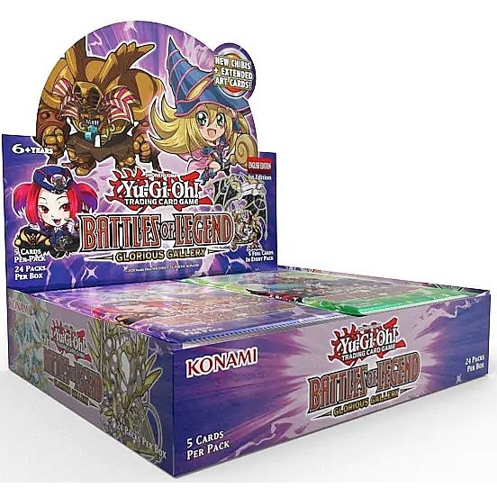 Battle of Legend Glorious Gallery - Booster Box Display (24 Booster Packs) - Yu-Gi-Oh kort