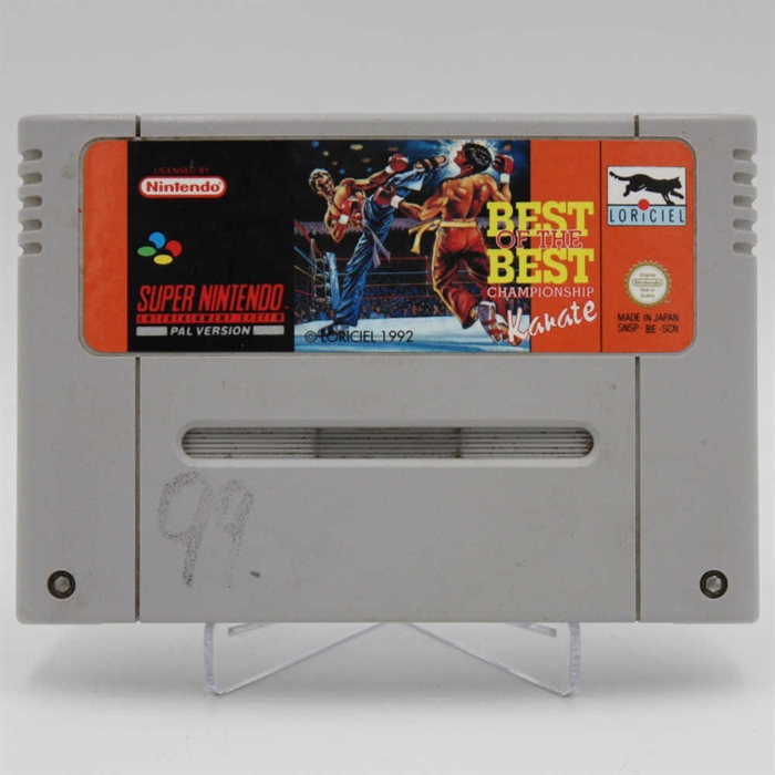 Best of the Best Championship Karate - SNES - Cartridge - (SCN) (B Grade) (Genbrug)