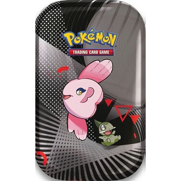 Black Bolt & White Flare - Mini Tin - Alomomola & Axew - Pokemon kort