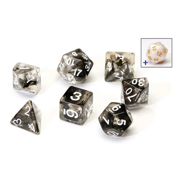 Black Cloud Translucent - Rollespilsterninger - Sirius Dice