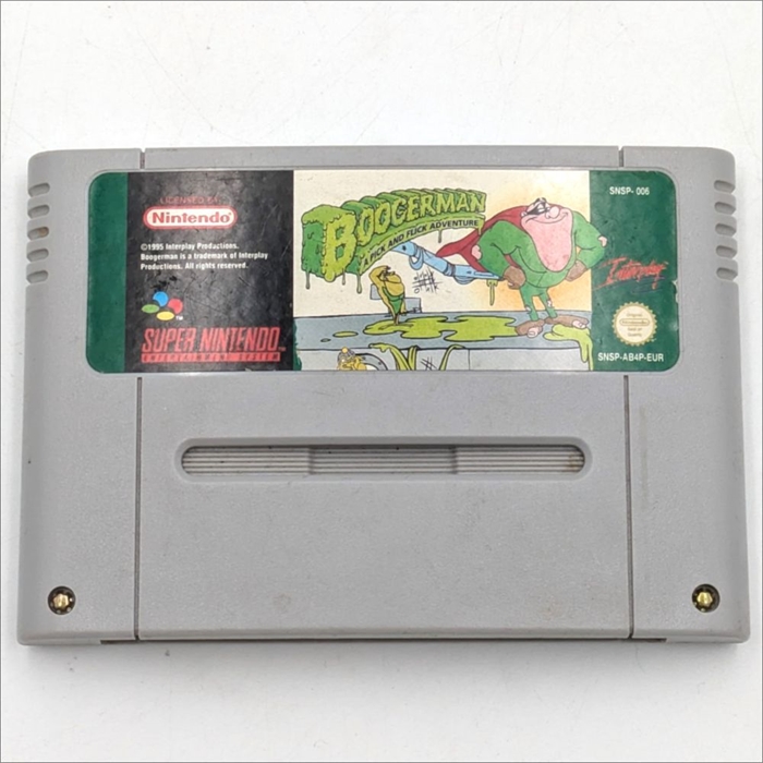 Boogerman - Cartridge - SNES Spil - (EUR) (B Grade) (Genbrug)