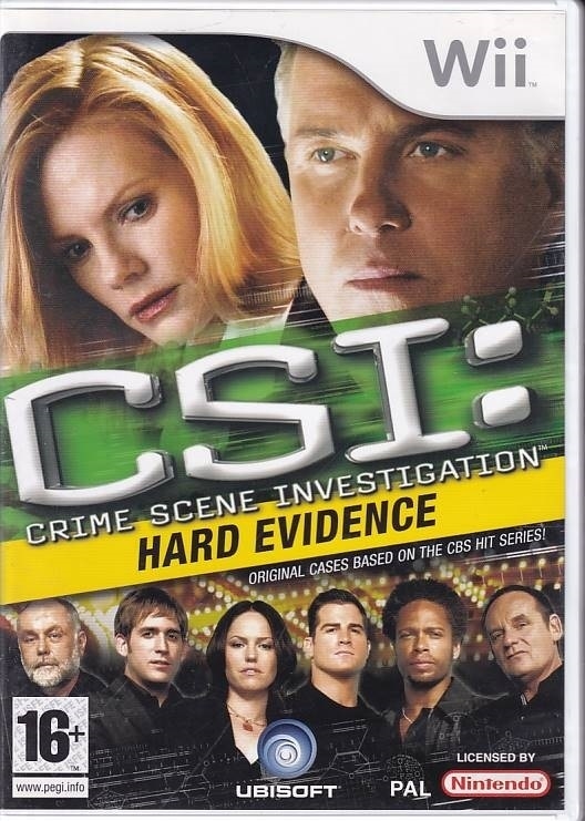 CSI Crime Scene Investigation Hard Evidence - Wii (B Grade) (Genbrug)