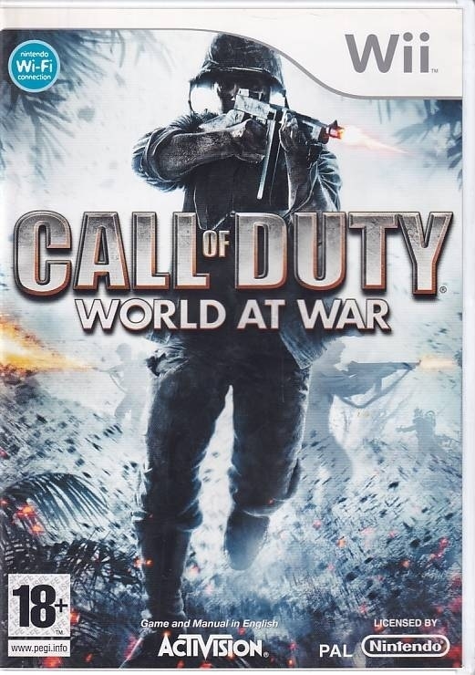 Call Of Duty World At War - Wii (B Grade) (Genbrug)