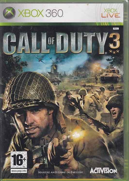 Call of Duty 3 - XBOX Live - XBOX 360 (B Grade) (Genbrug)