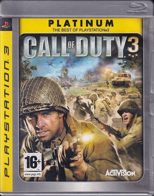 Call of Duty 3 - Platinum - PS3 (B Grade) (Genbrug)