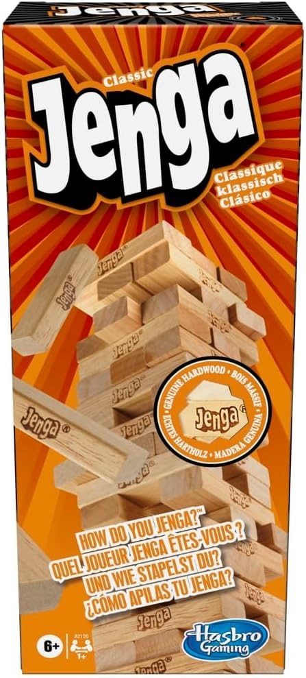 Classic Jenga - Engelsk Version - Brætspil